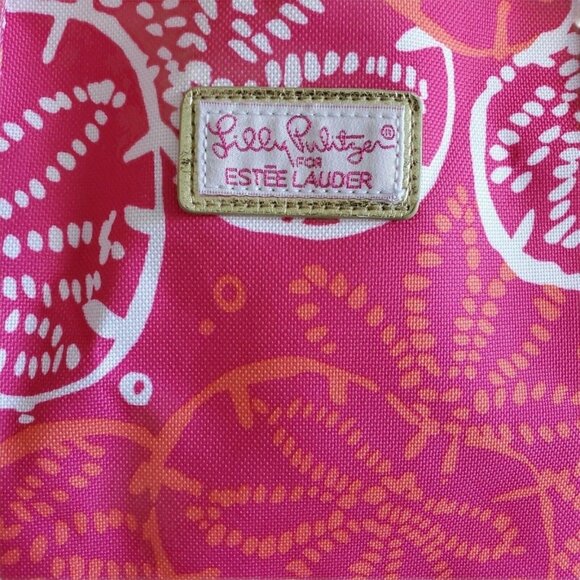 Lilly Pulitzer for Estee Lauder Pink Sand Dollar Tote Bag Beach Pool Cruise Bag - Picture 6 of 7